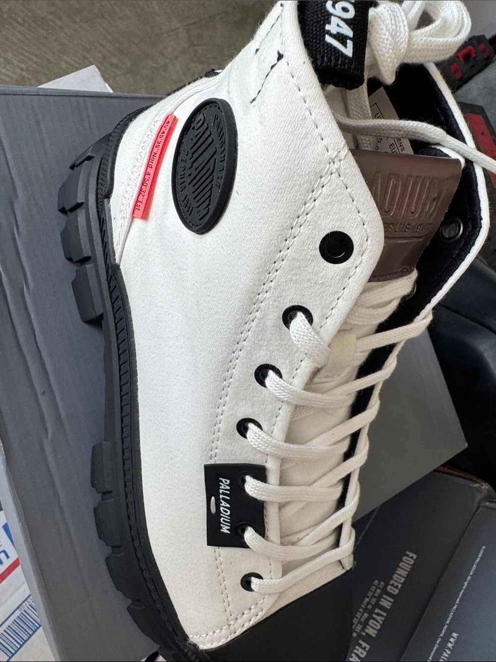 Revolt HI TX palladium shoe